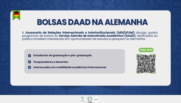 ARII divulga quatro programas de bolsas do DAAD para estudos e pesquisa na Alemanha