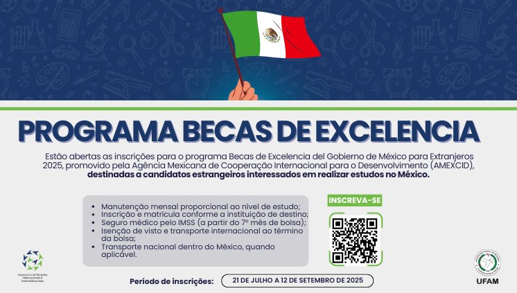 Bolsas AMEXCID para brasileiros | Programa Becas de Excelencia del Gobierno de México para Extranjeros 2025